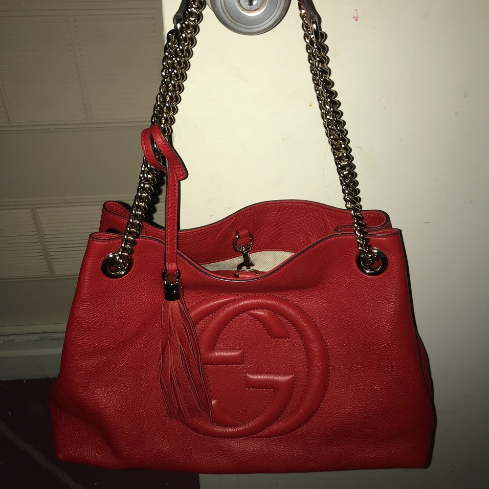 Gucci Soho Chain Red